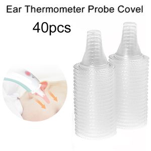 40pcs Hindable Plastic Weiche Ohrschützer Nichtkontakt-Ohr-Thermometer-Sondenabdeckung