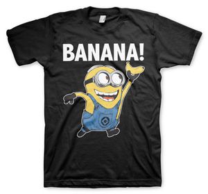 Minions - Banana! T-Shirt - Large - Black