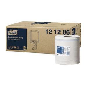 TORK Wischtuch Universal 20 cm x 160 m (B x L) Recyclingpapier weiß 6 Rl./Pack.