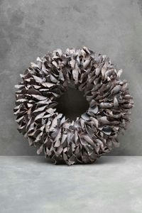 Couronne - Krans 'Palm Petal' (White wash, 65cm)