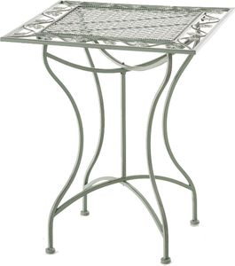 CLP Eisentisch Asina 60 x 60 cm,antik-grün