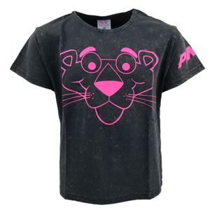 Pink Panther Jugend Mädchen T-Shirt – Schwarz / 134