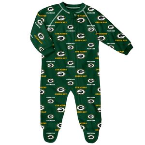 NFL Baby Zip Strampler - RAGLAN Green Bay Packers 18M