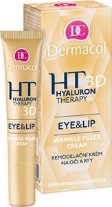 Dermacol Hyaluron Therapy 3D Eye & Lip Cream revitalisierendes Serum zur Erneuerung der Hautdichte rund um Augen und Lippen 15 ml