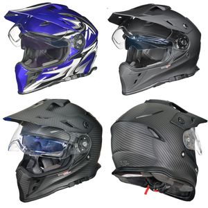RX-967 Crosshelm Integralhelm Quad Cross Enduro Motocross Offroad Helm Pinlock, Farbe:Blau V/RCK, Größe:L (59-60)
