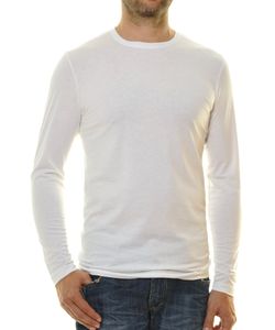 Größe XL Ragman Herren Shirt langarm rundhals Slim Fit weiß Modell 482180