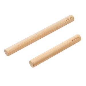 Nudelholz für Kinder, Mini Teigroller,drehbare Achse,24 cm kleine Griffe  für Kinderhände, einfaches Ausrollen