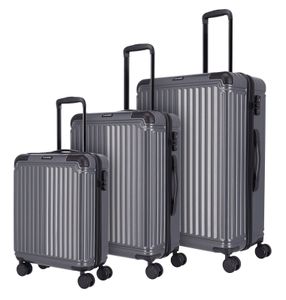 Travelite CRUISE Hartschalen Trolley Set anthrazit grau