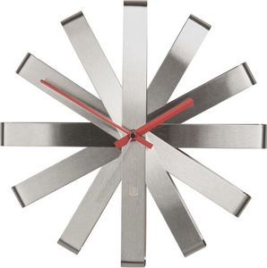UMBRA zegar RIBBON - stal