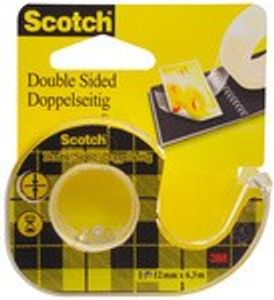 Scotch doppelseitiger Klebefilm 665 12 mm x 6,3 m inkl. Handabroller