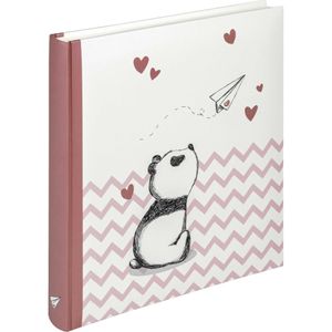 Walther, UK-281-R, Babyalbum Little Panda, 28X30,5 cm, rosa