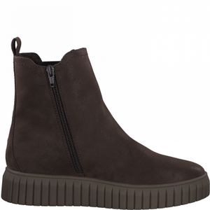 s.Oliver Damen Chelsea Boots Stiefeletten Keilabsatz 5-26429-27, Größe:40 EU, Farbe:Braun