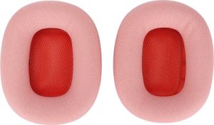 Kopfhörer-Ohrpolster, Ersatz-Ohrpolster aus weichem Memory-Schaum, Protein-Leder, Ohrenschützer für Airpod MAX Kopfhörer, Pink