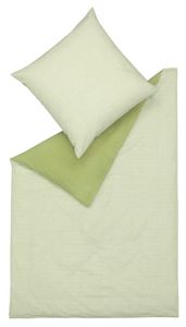 ESPRIT home Nano-Seersucker zestaw pościeli Caja rozmiar 135x200 + 80x80 cm kolor zielony-090