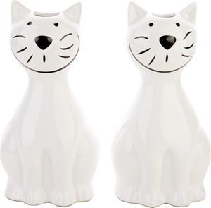 Ceramiczny nawilżacz powietrza na kaloryfer KOT, 2 sztuki w komplecie