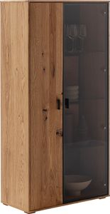 Highboard, Eiche teilmassiv,  AVETRANA-05