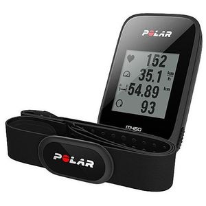 Polar M460 HR GPS Fahrradcomputer mit Herzfrequenz-Sensor schwarz