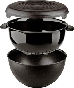 Miska z sitkiem i pokrywką, Ø 24 cm