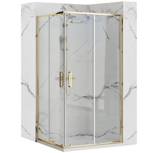 Rea Duschkabine Punto 80X100 Gold