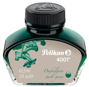 Pelikan Tinte 4001 im Glas dunkelgrün Inhalt: 62,5 ml