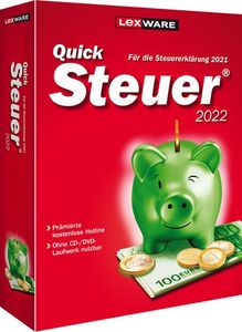 QuickSteuer 2022 (für Steuerjahr 2021) | Minibox | Private und gewerbliche Steuererklärung
