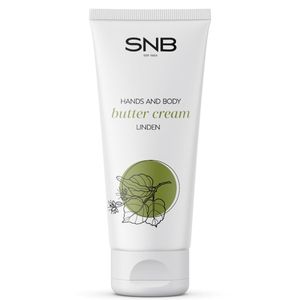 SNB Professional Krem masło do rąk i ciała Linde 200 ml - Bogata pielęgnacja z ekstraktem z kwiatu lipy, alantoiną, lanoliną, masłem kakaowym