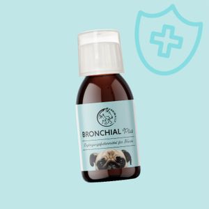 Bronchial Plus 100 ml - Hustensaft Hund - Spitzwegerich, Fenchel, Salbei, Echinacea, etc. - Hustensaft für Hunde bei Zwingerhusten
