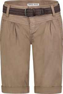 Fresh Made Bermuda Chinoshorts mit geflochtenem Gürtel und Taschen Größe: XL
