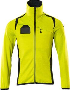 MASCOT® Fleecepullover mit Reißverschluss 19403-316-17010 Hi-vis Gelb/Schwarzblau 3XL