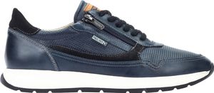Pikolinos Męskie skórzane sznurowane buty na zamek Getafe M2B-6263C, rozmiar:46 EU, kolor:Niebieski