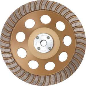 Makita Diamantschleifscheibe mit Dämpfung 125 mm - M14 - Turbosegment