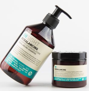 Insight Vegan e Talg regulierendes Shampoo + Peeling-Creme