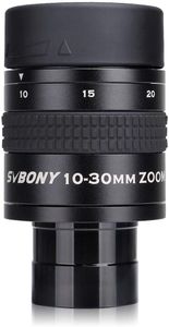 Svbony SV170 Zoom Okular 1.25zoll, 10-30mm Teleskope Okular, FMC Green Film Zoom Okular für Teleskop