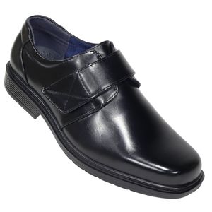 Herren Übergröße Business Anzug Schuhe Halbschuhe Klett Schuhe RC227 Schwarz Farbe: Schwarz EU-Schuhgröße: 47