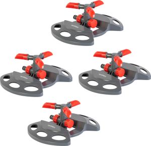 Grafner® 4er Set Rasensprenger Kreis- und Sektorenregner RS10823