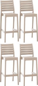 4er Set Barhocker Ares – schwarz 4er Set Barhocker Ares – schwarz