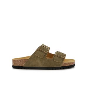 SCHOLL Damenschuhe Pantoletten JOSEPHINE - kaki, Größe:41 EU