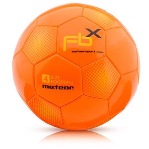 meteor FBX Kinder Fußball Ball kleine Sportball Kleinkinder Freizeitball für drinnen und draußen Ball für Mädchen und Jungen Größen: #4 orange