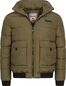 Herren Winterjacke mit Kapuze normale Passform TAYPORT Olive/Black 3XL Lonsdale