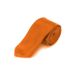 Oblique Unique Krawatte Schlips schmal Binder Style - orange