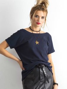 Basic Feel Good Kurzarm-T-Shirt für Frauen Elifir dunkelblau XS