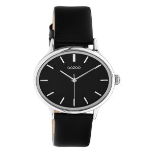 Oozoo Armbanduhr schwarz Leder C10944 Timepieces Damen Analog-Quarzuhr UOC10944