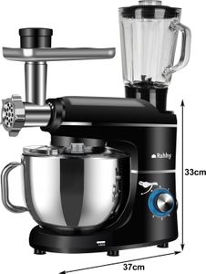 Ruhhy Planeten-Küchenmaschine mit 2200-W-Mixer Ruhhy Planeten-Küchenmaschine mit 2200-W-Mixer