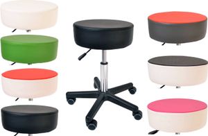 Rollhocker, Drehhocker, Praxishocker - Fritz (schwarz)