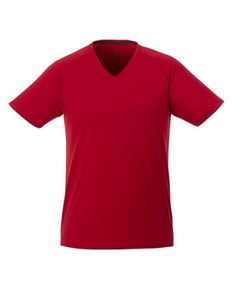 Elevate Herren T-Shirt Amery V-Neck Cool Fit 39025 Rot Red M