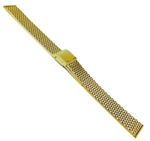 Timex Ersatzband | Uhrenarmband Edelstahl gelbgoldfarben 14mm T2P304