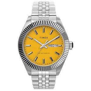 Timex Herren Uhr Quarz Edelstahl Silber TW2V18000 The Waterbury