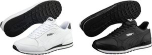 Puma ST Runner V2 Full Leather - Herren Schuhe Schwarz 365277-02 , Größe: EU 42 UK 8 Puma ST Runner V2 Full Leather - Herren Schuhe Schwarz 365277-02 , Größe: EU 42 UK 8