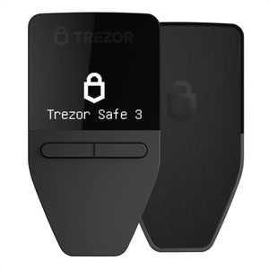 Trezor Safe 3 - hardvérová peňaženka s heslom a kryptografickými prvkami s bezpečnou ochranou - nakupujte, ukladajte a spravujte digitálne aktíva jednoducho a bezpečne (Cosmic Black)