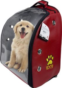EVE Textile Hunderucksack Katzenrucksack Haustierrucksack 45x35x26 cm Rot Hundetasche Rucksack Atmungsaktiv zugelassen von Fluggesellschaften EVE Textile Hunderucksack Katzenrucksack Haustierrucksack 45x35x26 cm Rot Hundetasche Rucksack Atmungsaktiv zugelassen von Fluggesellschaften